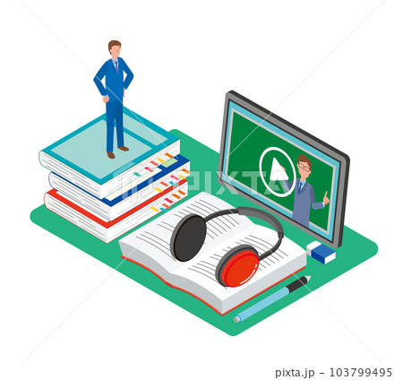 勉強する社会人 103799495