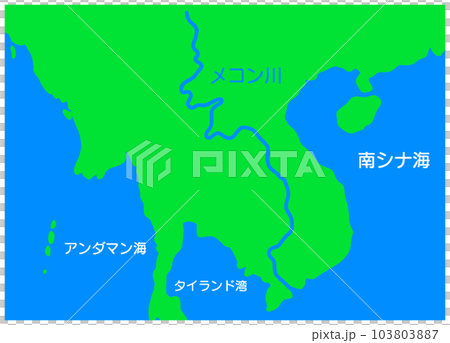 湄公河地圖 103803887
