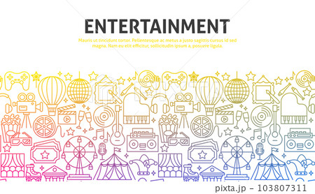Entertainment Outline Concept Entertainment Outline Concept 103807311