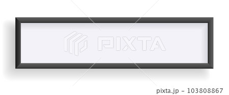 Photo frame isolated on white, rectangular frame mockup. Empty framing for presentations. Photo or picture painting frame, for art gallery interior. Vector template Photo frame isolated on white, rectangular frame mockup. Empty framing for presentations. Photo or picture painting frame, for art gallery interior. Vector template 103808867