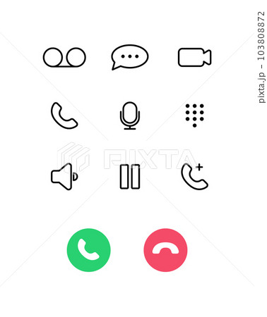 Smartphone dial phone ui set. Phone pad, screen keypad, dial buttons. Vector isolated illustration touchscreen telephone interface Smartphone dial phone ui set. Phone pad, screen keypad, dial buttons. Vector isolated illustration touchscreen telephone interface 103808872