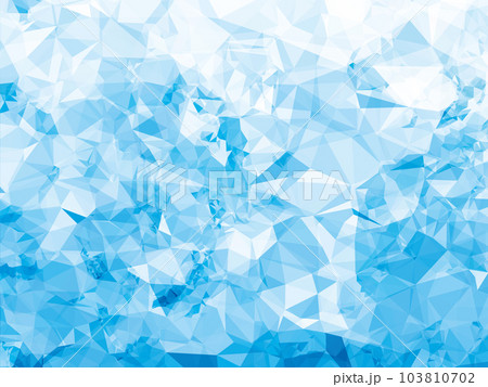 氷　ポリゴン背景素材 103810702