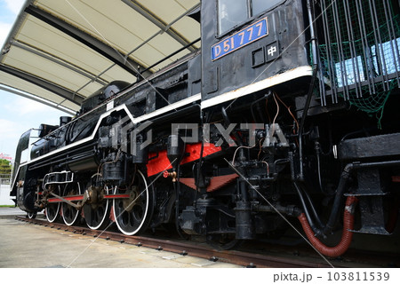 D51形777号機蒸気機関車の写真素材 [103811539] - PIXTA