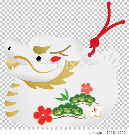 Dragon year New Year's card material Dragon year New Year's card material 103811902