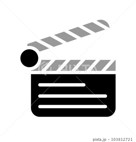 Illustration Vector graphic of clapper icon 103812721