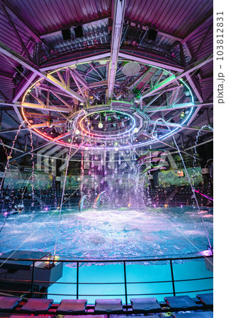 アクアパーク品川のイルカショー ナイトバージョンアクアパーク品川のイルカショー ナイトバージョン アクアパーク品川のイルカショー ナイトバージョンアクアパーク品川のイルカショー ナイトバージョン 103812831