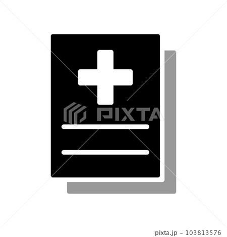 Illustration Vector graphic of medical report icon 103813576