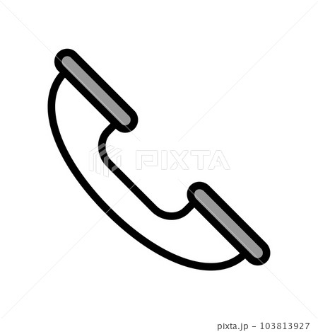 Illustration Vector graphic of telephone icon 103813927