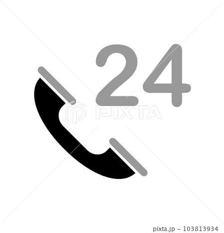 Illustration Vector graphic of telephone icon Illustration Vector graphic of telephone icon 103813934