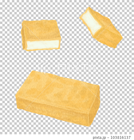 Deep-fried tofu (hand-painted) 103816137