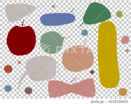 Set of textured speech bubbles Set of textured speech bubbles 103816620