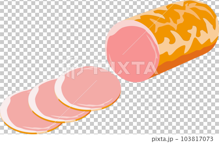 里脊火腿塊和切片 103817073