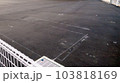 駐車場の白線の下書き線 103818169
