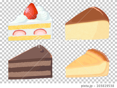 Cake illustration set 103819538