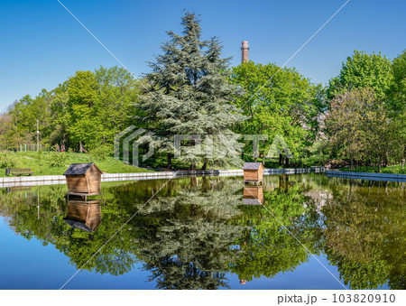 Big pond in the Victory park in Odessa, Ukraine. 103820910