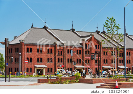 都市風景　横浜　赤レンガ倉庫 103824004