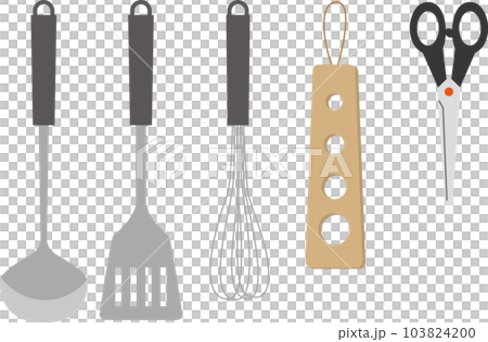 Illustration of kitchen tools set 103824200