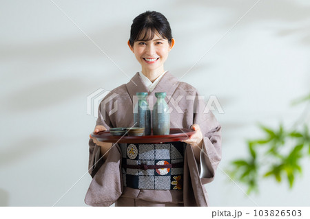 女将　色無地　着物　 103826503