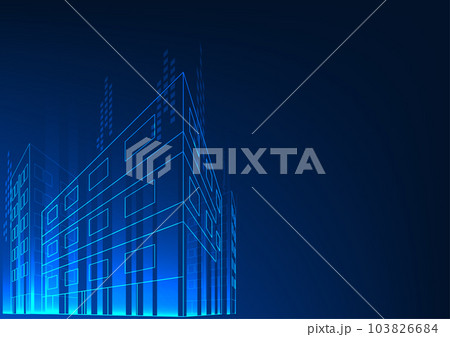 Smart city background Smart city concept without human control with a system to connect people in the city through a network system and made businesses in the city expand Smart city background Smart city concept without human control with a system to connect people in the city through a network system and made businesses in the city expand 103826684