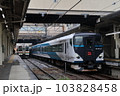 JR高崎駅　特急あかぎ（E257系）と普通列車（211系） 103828458