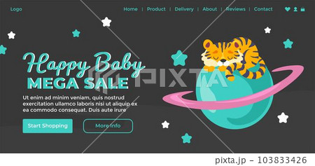 Happy baby, mega sale and discounts website page Happy baby, mega sale and discounts website page 103833426