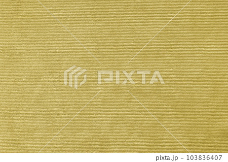 Yellow velveteen upholstery fabric texture background. 103836407