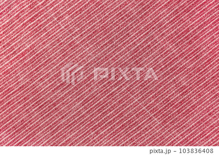 Natural red linen texture with striped diagonal pattern as background, wallpaper 103836408