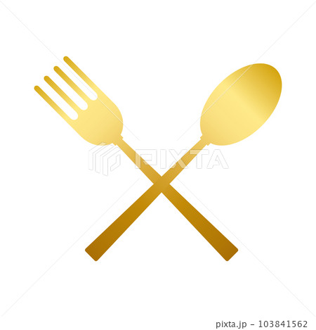 Gold Fishing Spoon Icon Isolated On Stock Vector (Royalty Free) 1502103545