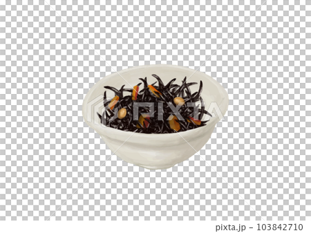 小鉢に入ったひじき煮のイラスト 103842710