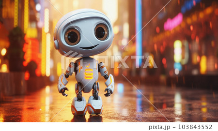 雨の中 街を歩くAIロボットAI画像生成 Ai Robot walking in Rain cre 雨の中 街を歩くAIロボットAI画像生成 Ai Robot walking in Rain cre 103843552