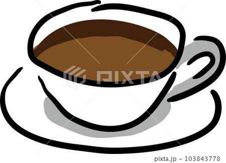 珈琲イラスト 103843778