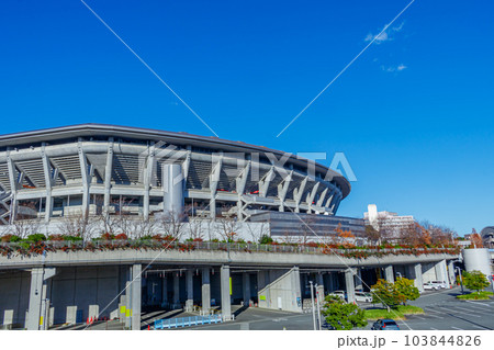 【神奈川の都市風景】新横浜公園周辺の都市風景（日産スタジアム） 103844826