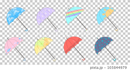 Various umbrellas Various umbrellas 103844979