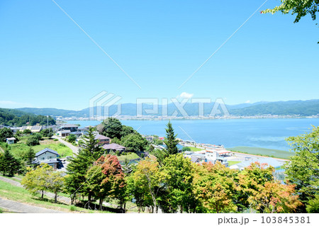 長野県岡谷市_諏訪湖SA上りからの風景6 103845381