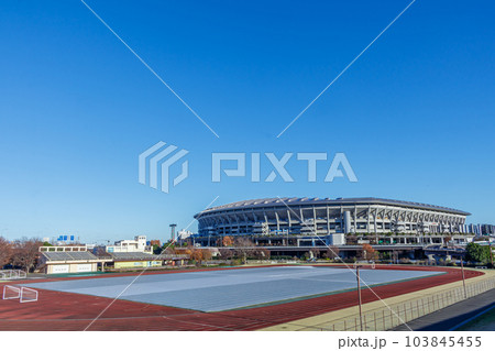 【神奈川の都市風景】新横浜公園周辺の都市風景(日産スタジアム・小机競技場) 【神奈川の都市風景】新横浜公園周辺の都市風景(日産スタジアム・小机競技場) 103845455