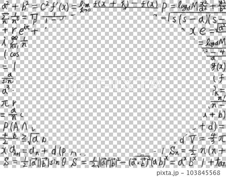 handwritten formula background 2 103845568