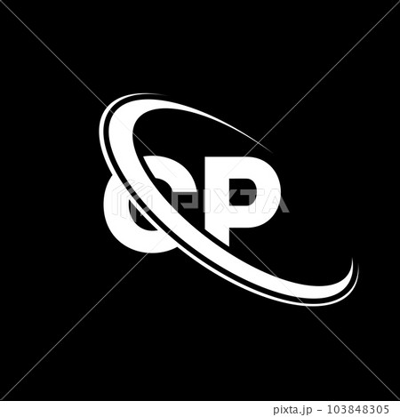 CP logo. C P design. White CP letter. CP/C P...のイラスト素材 ...