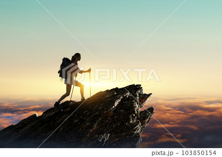 Young traveler exploring the world concept 103850154