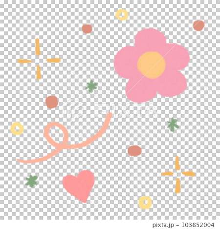 Cute flower in sparkle Cute flower in sparkle 103852004