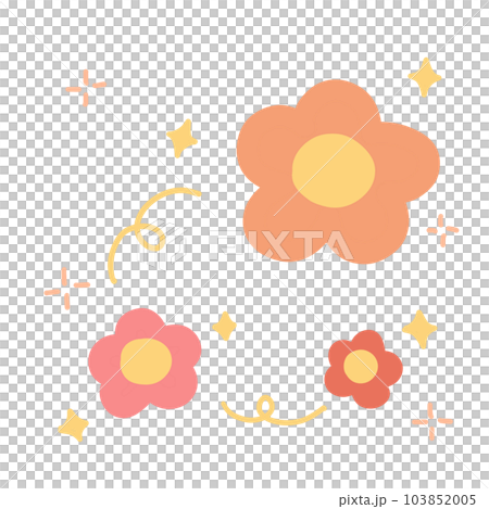 Cute flower in sparkle Cute flower in sparkle 103852005