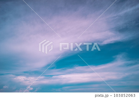 Beautiful white fluffy clouds sky background abstract season and weather. 103852063