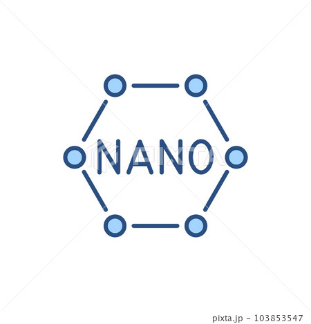Nanotechnology related vector icon. 103853547