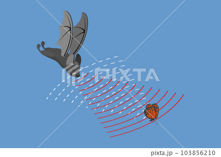 3D Isometric Flat Vector Conceptual Illustration of Echolocation 103856210