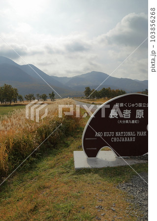 秋のやまなみハイウェイの風景 ( 長者原道標 / 大分県 九重町 ) 103856268