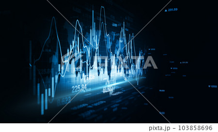 Recession Global Market, Crisis, Inflation, Deflation, Digital Data Financial Investment and Trading Trends, Investment Background, Financial Diagram with Graph Stock Numbers, 3d rendering Recession Global Market, Crisis, Inflation, Deflation, Digital Data Financial Investment and Trading Trends, Investment Background, Financial Diagram with Graph Stock Numbers, 3d rendering 103858696