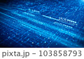 Technology Digital Data Matrix, Metaverse Abstract Background, Technology Digital Cyberspace with Particles and Digital Data, Big data Connection and Data Analysis. 3d rendering 103858793
