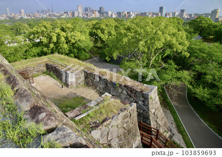 福岡城跡・石垣と市街地（福岡県・福岡市） 103859693