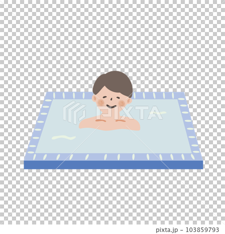 Men taking a water bath 103859793