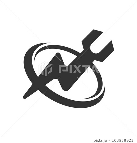 service logo template. Icon Illustration Brand Identity. Isolated and flat illustration. Vector graphic 103859923