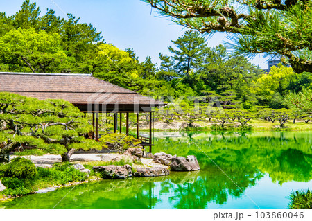 香川 栗林公園 ~南湖を望む掬月亭~ 香川 栗林公園 ~南湖を望む掬月亭~ 103860046